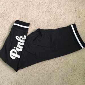 Pink Varsity Letter Joggers